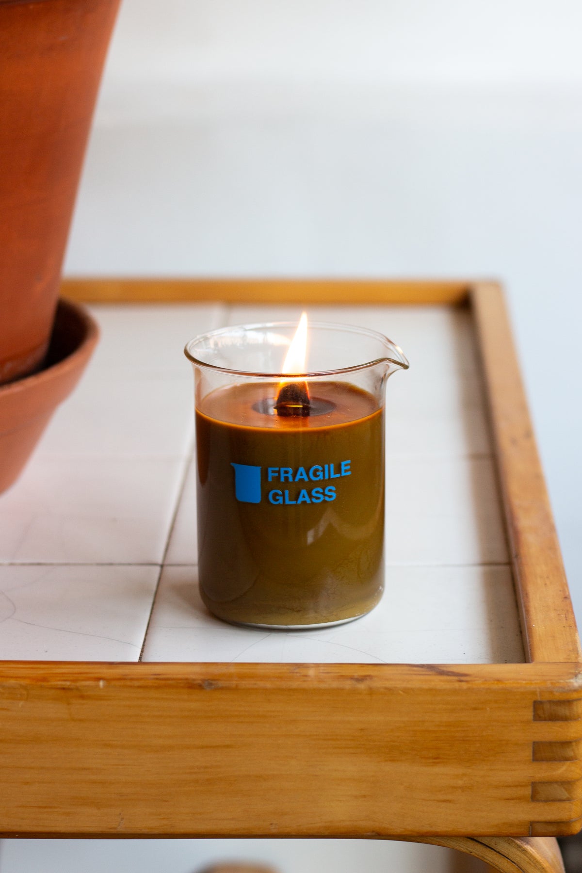 Fragile Glass 'Camille' Candle